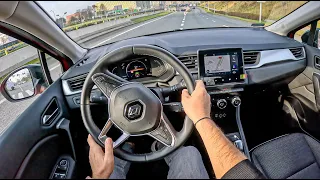 2023 Renault Captur II [Hybrid 1.6 E-Tech 140HP] |0-100| POV Test Drive #1434 Joe Black