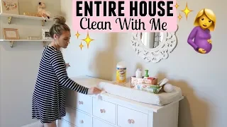 PREGNANT CLEANING ROUTINE | ENTIRE HOUSE CLEAN WITH ME | CLEANING MOTIVATION  | Tara Henderson