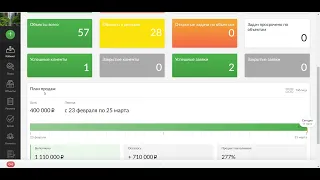 Выставление плана продаж и контроль выполнения, в CRM для недвижимости JoyWork.