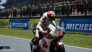 MotoGP 24 - Mario Aji - Moto2 - Le Mans Circuit - 3 Laps - Gameplay