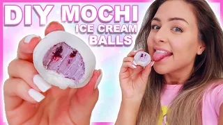 I Tried Making Viral Tiktok Mochi Ice Cream Balls (Little Moons)