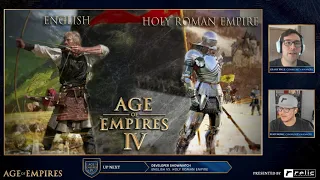 Age of Empires IV: English vs Holy Roman Empire (VOD)