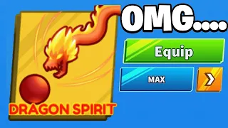 I FINALLY UPGRADED "DRAGON SPIRIT" ABILITY NEW UPDATE in Roblox Blade Ball