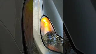 Mercedes CLS C219 LED turn signal + DRL.