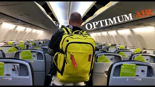 Travel backpack for hand luggage on the OPTIMUM AIR plane. The best backpack for traveling by plane