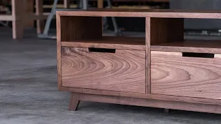 Building a Walnut TV Stand