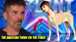 Sacred Riana Magician Fan Made SCARES The Judges with Half Man Half Dog | Britain's Got Talent 2023