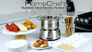 HCFP8SS | HomeCraft Stainless Steel Fondue Pot