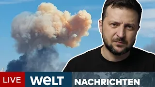 NACH KRIM-EXPLOSION: Selenskyj ruft zum Widerstand in besetzten Gebieten auf | WELT Newsstream