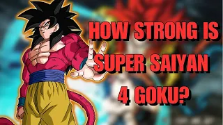 How Strong is GT Goku?