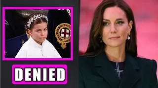 Denied! 🛑 Princess Charlotte screams at her mother Kate for denying her to attend a match.