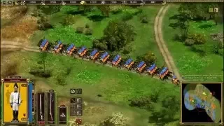 Cossacks 2 Battle for Europe: online battle Aspen-Essling. L.L. (Austria) vs Xy (France)(#13)