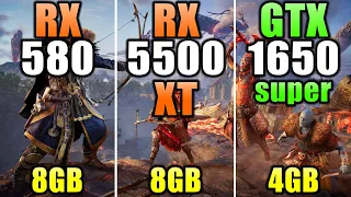 RX 580 vs RX 5500 XT vs GTX 1650 Super - Updated Benchmarks in 2023