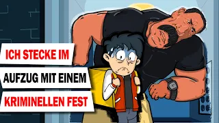 Ich stecke im Aufzug mit einem Kriminellen fest | Animierte Geschichte | PASSIERTMAL