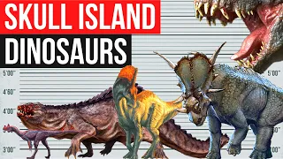 Skull Island Dinosaurs | Size Comparison | PART 1