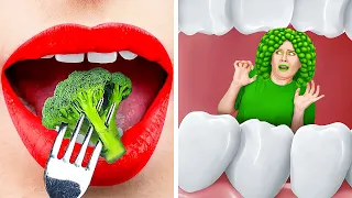 IF FOOD WERE PEOPLE || If Objects Were People! Funny Situations and Food Hacks by 123 GO! Series