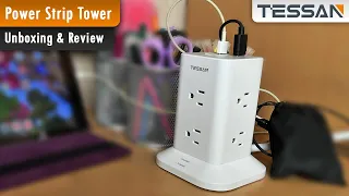 TESSAN Power Strip Tower: Unboxing and Review!