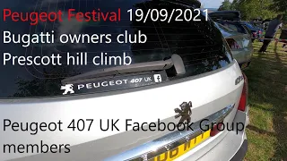 Peugeot 407 UK at Peugeot Festival 2021 (PSCUK club Prescott hill climb)