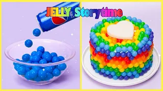 😍 Jelly Storytime 🌈 1000+ Satisfying Jelly Cake Cake Decorating Hacks