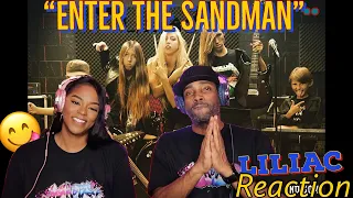 FIRST TIME HEARING LILIAC "ENTER THE SANDMAN" REACTION | Asia and BJ