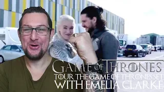 Tour the Game of Thrones Set with Emelia Clarke (Daenerys Targaryen) REACTION