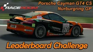 Porsche Cayman GT4 Clubsport - Nürburgring GP - Leaderboard Challenge   RaceRoom Racing Experience