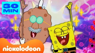 SpongeBob | Tutti i papà di SpongeBob di sempre! 👨‍🦳 | Nickelodeon Italia