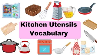 English Vocabulary|Learn Kitchen utensils Name