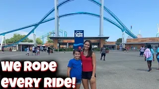 RIDING Every Ride In Cedar Point! Officially on vacation! Emma and Ellie