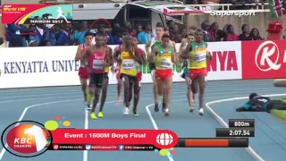 George Manangoi wins Gold for Kenya in 1500M Race