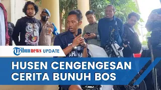 Reaksi Polisi & Wartawan TERKEKEH dengar Alasan Husen Kabur usai Bunuh Bos Galon: Keenakan Polisi