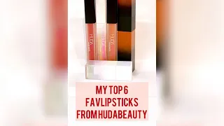 Top 6 Nude Lipsticks for Brown Skin from Huda Beauty #shorts