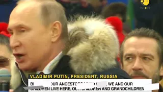 Vladimir Putin's campaign rally in Moscow