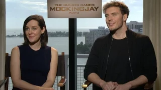 Jena Malone & Sam Claflin chat Mockingjay Part 2