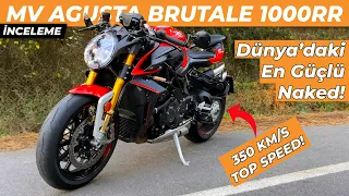 MV Agusta Brutale 1000 RR & RS | 350 KM/S Yapabilen En Güçlü Naked!