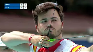 race for win the world: Spain vs. Italy in Antalya's Recurve Mixed Team