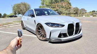 2022 BMW M3 Competition: Start Up, Exhaust, Test Drive, Walkaround, POV and Review