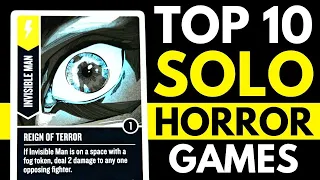 Top 10 Solo Horror Board Games | Best Solitaire Horror Themed Games for Halloween