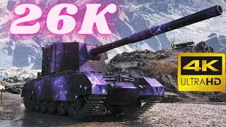 FV4005 Stage II 💥 26K Damage  - World of Tanks - ( Big Replays 3x FV4005 )