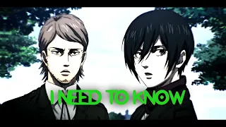 Mikasa ~ Need To Know  Edit/Amv