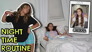 REAL LAST DAY OF SUMMER NIGHT TIME ROUTINE * FRESHMAN AND 7th GRADE | SISTER FOREVER