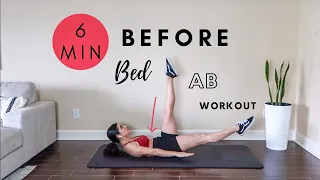 6 MIN BEFORE BED AB WORKOUT // REAL TIME