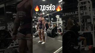 705 lbs Deadlift For 3 Reps (pr?!)