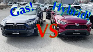 The RAV4 gas VS RAV4 Hybrid! Which model should you buy?