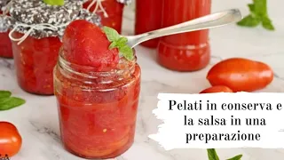 Pelati in conserva e la salsa in una preparazione | Pomodoro