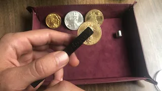 Magnet Test - Pure Gold, Silver, Copper, and the mix American Gold Eagle