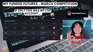 My Current Stats and Ranking with My Funded Futures Competition Account | If only this was REAL $$$!