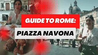 PIAZZA NAVONA! History, Food, Rooftop Bar!