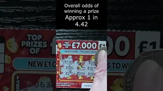 Scratchin' Shorts 298 - £7,000 SUPER 7s- National Lottery Scratchcard Scratchers Gratta e Vinci