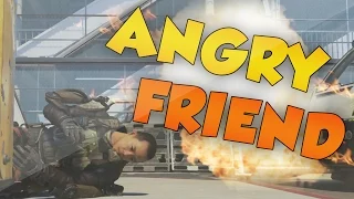 FRIEND GETTING ANGRY! (COD Advanced Warfare Funny Moments)